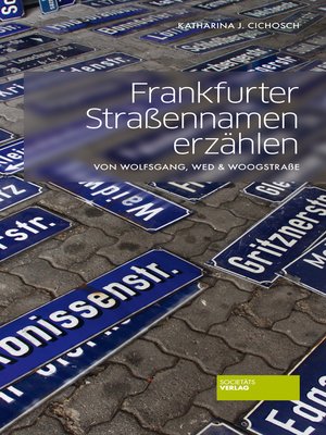 cover image of Frankfurter Straßennamen erzählen